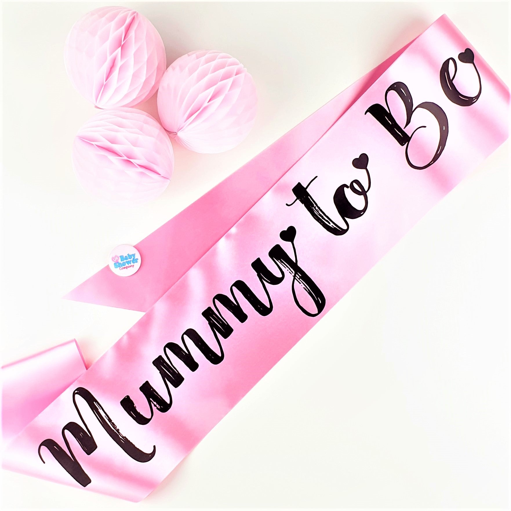Mummy to Be Sash - Pink - Uk Baby Shower Co ltd
