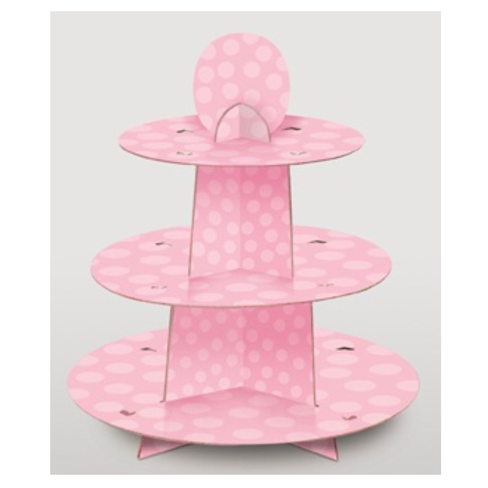 Pink Spotty Cupcake Stand,[product type] - Baby Showers and More