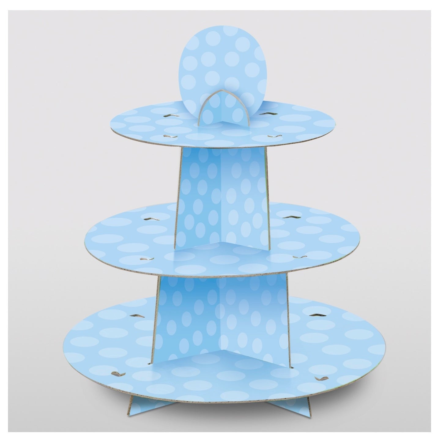 Blue Spotty Cupcake Stand,[product type] - Baby Showers and More