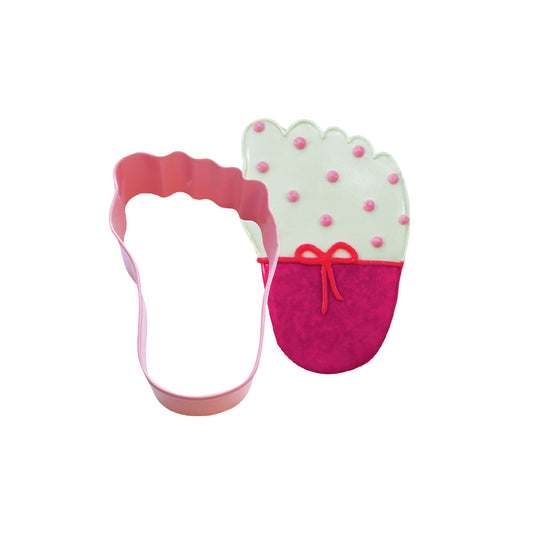 Baby Foot Pink Cookie Cutter