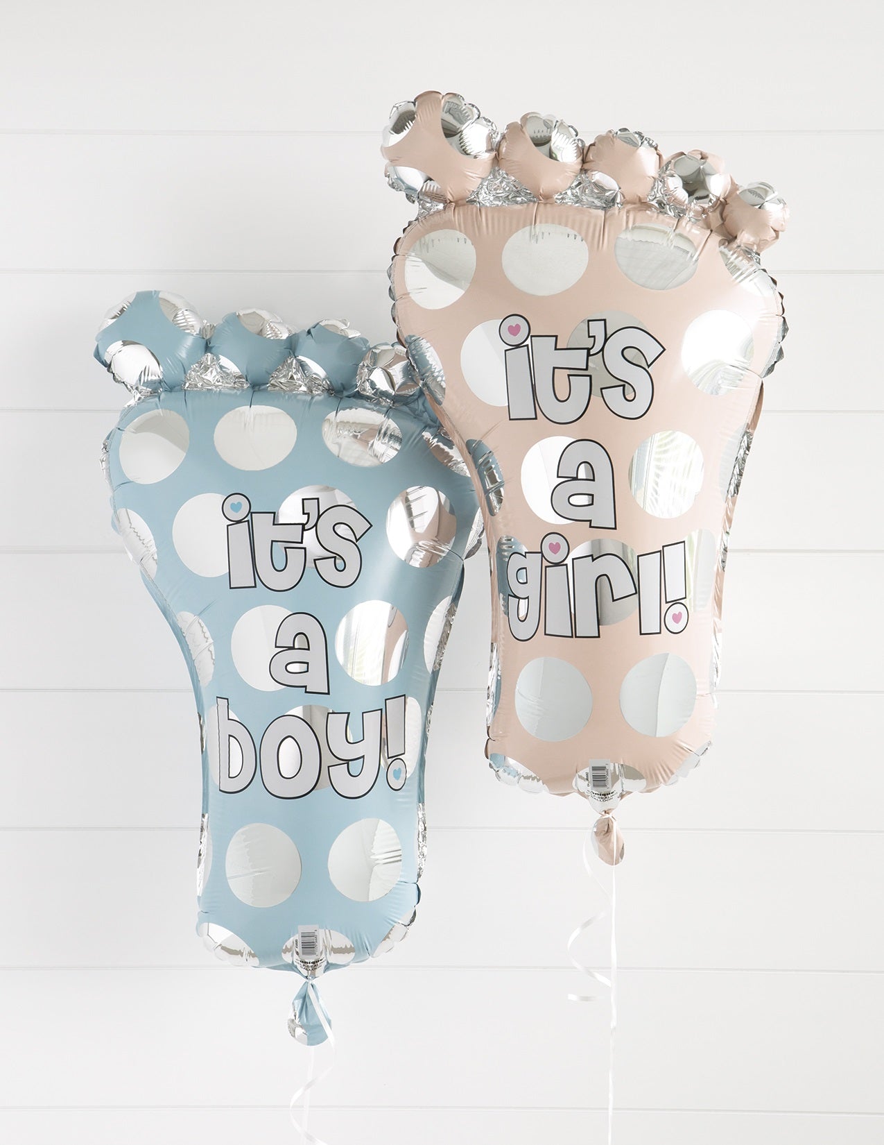 Giant Baby Foot Foil Balloon Pink - Uk Baby Shower Co ltd
