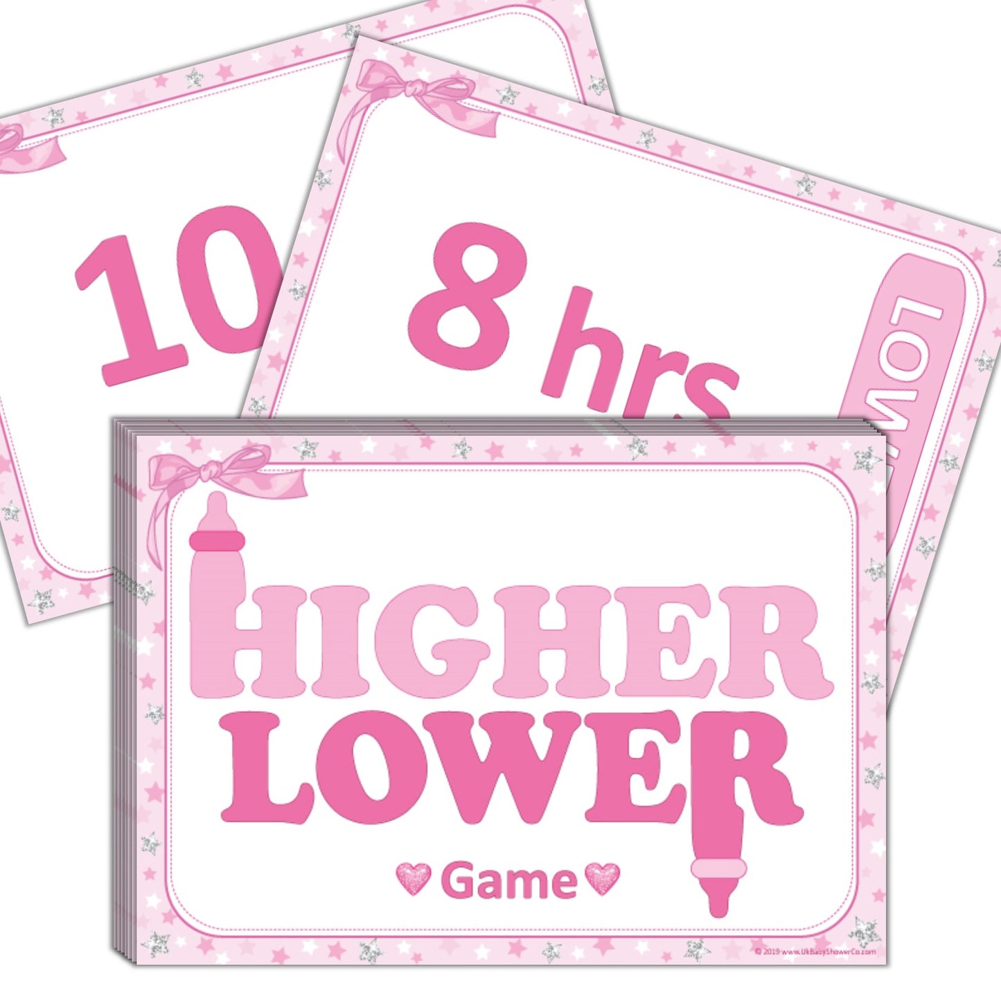 **NEW IN** Higher or Lower Game - Uk Baby Shower Co ltd