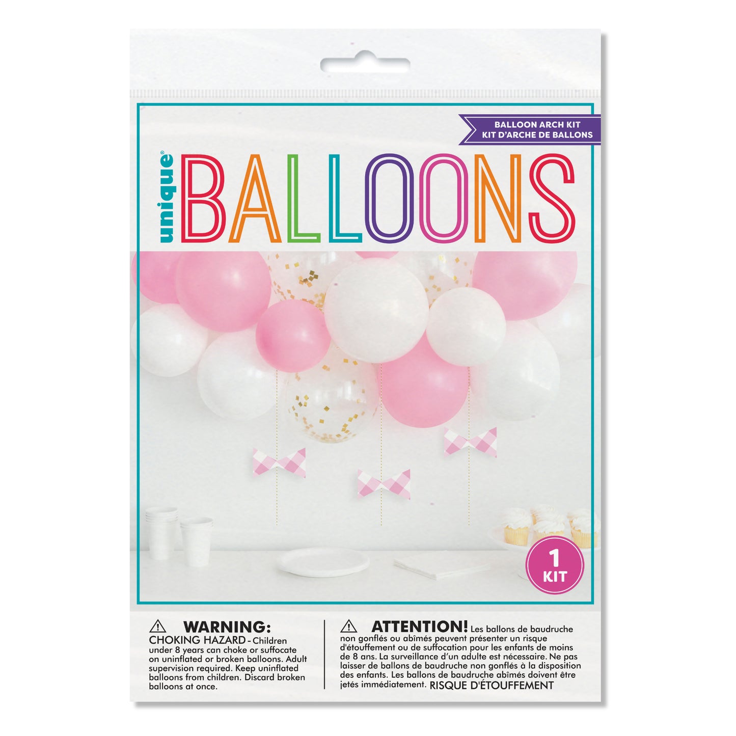 Baby Pink and White Balloon Arch DIY Kit
