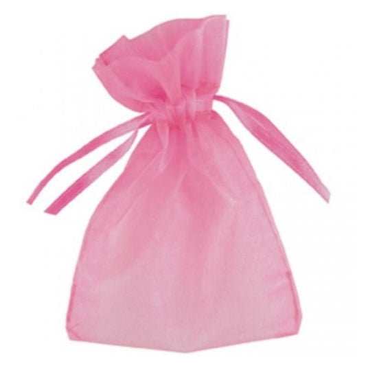 Organza Bags Pink,[product type] - Baby Showers and More