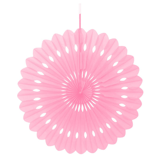 Pink Decorative Fan,[product type] - Baby Showers and More