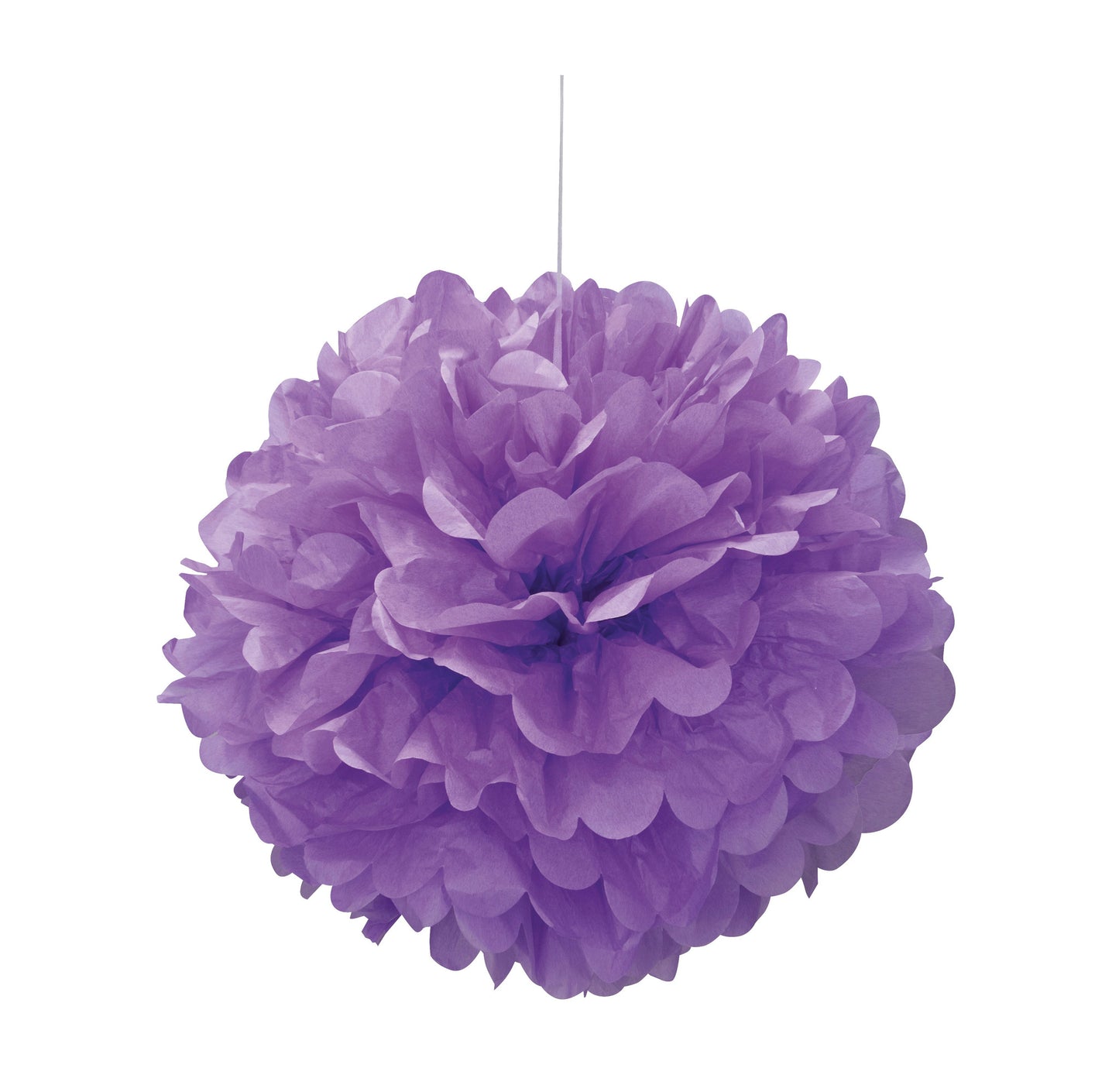 Purple Puff Ball 40cm,[product type] - Baby Showers and More